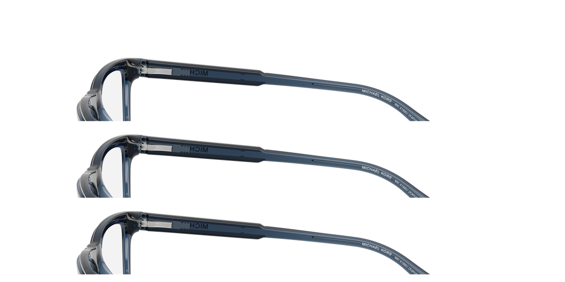 Gafas graduadas michael kors mk4189u kahulu 3002 azul rectangular masculino talla 55mm - Vista de detalle