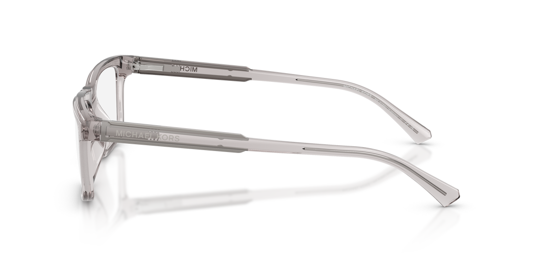 Gafas graduadas michael kors mk4189u kahulu 3400 gris rectangular masculino talla 55mm - Vista de detalle