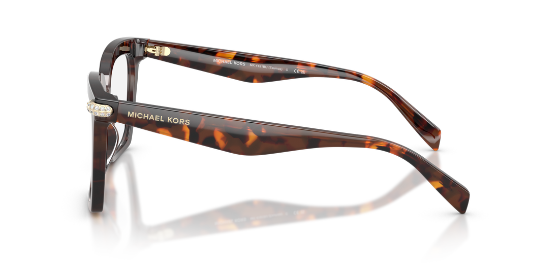 Gafas graduadas michael kors mk4191bu exumas 4031 havana square femenino talla 53mm - Vista de detalle