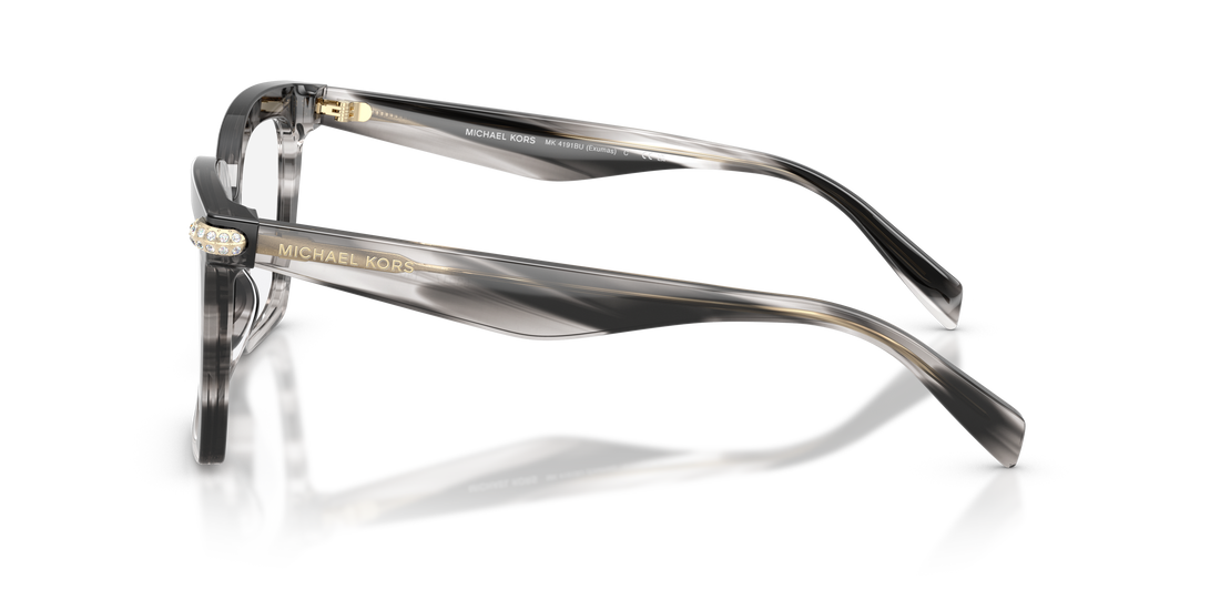 Gafas graduadas michael kors mk4191bu exumas 4034 negro square femenino talla 53mm - Vista de detalle