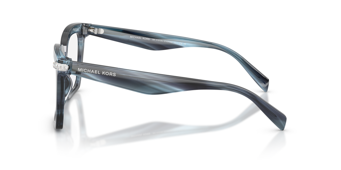 Gafas graduadas michael kors mk4191bu exumas 4054 azul square femenino talla 53mm - Vista de detalle