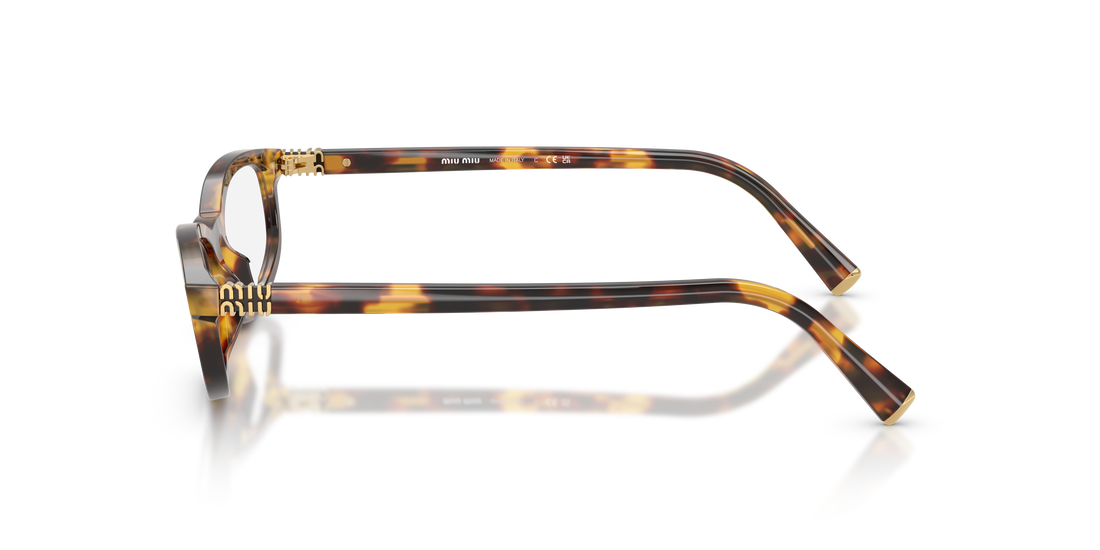 Lunettes de vue miu miu mu 01zv 14l1o1 havana oval femenino taille 52mm - Vue détaillée