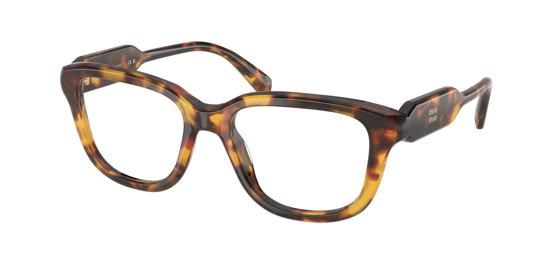Occhiali da vista miu miu mu 02zv 14l1o1 havana rectangular femenino taglia 53mm - Vista principale