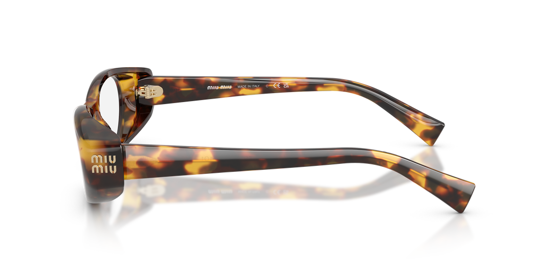 Gafas graduadas miu miu mu 03zv 14l1o1 havana oval femenino talla 55mm - Vista de detalle