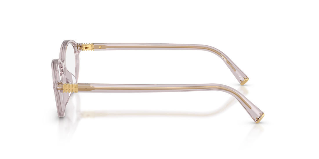 Gafas graduadas miu miu mu 09xv 12w1o1 violeta oval femenino talla 53mm - Vista de detalle