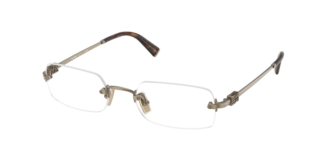 Occhiali da vista miu miu mu 50yv 26c1o1 dorado rectangular femenino taglia 52mm - Vista principale