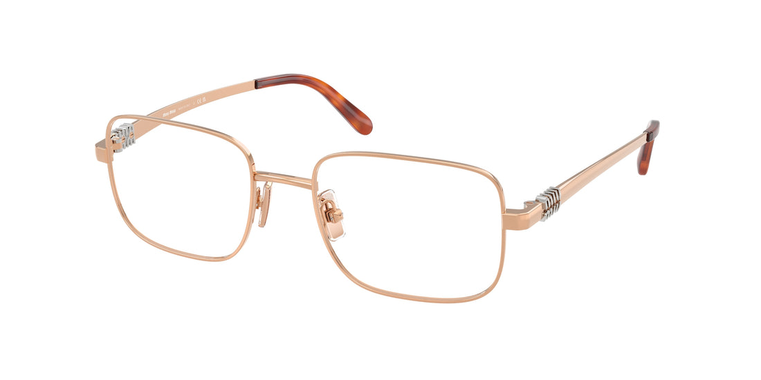 Gafas graduadas miu miu mu 51zv zvf1o1 rosa rectangular femenino talla 50mm - Vista principal