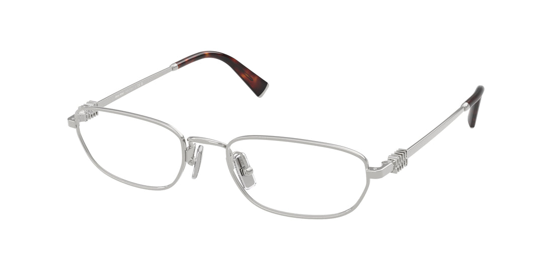 Occhiali da vista miu miu mu 52zv 1bc1o1 plateado irregular femenino taglia 53mm - Vista principale