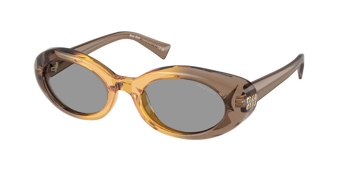 Sunglasses miu miu mu b09s 24m50q beige oval femenino size 52mm - Main view