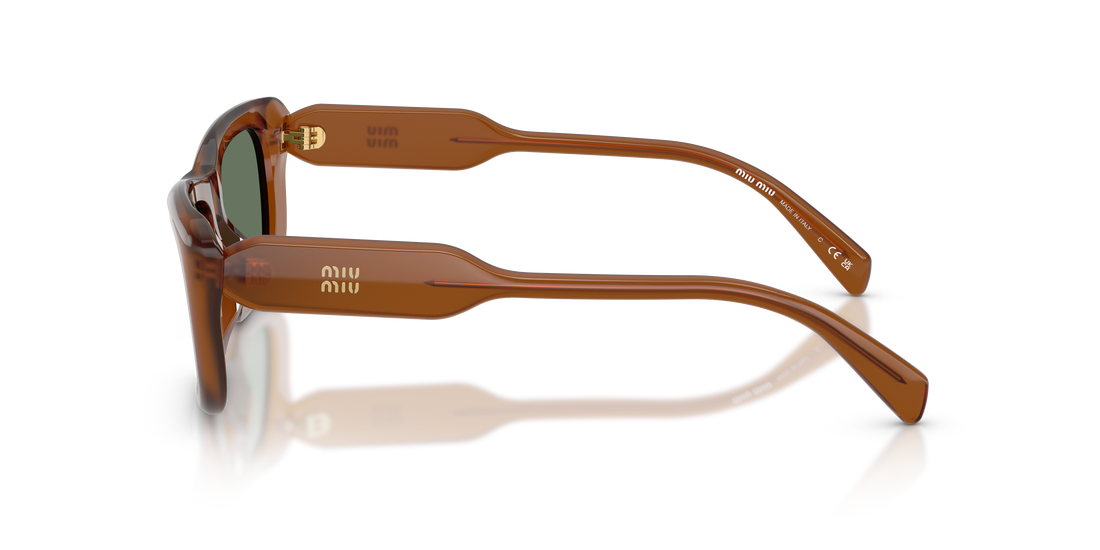 Sonnenbrillen miu miu mu b12s 22i70l marron rectangular femenino größe 56mm - Detailansicht