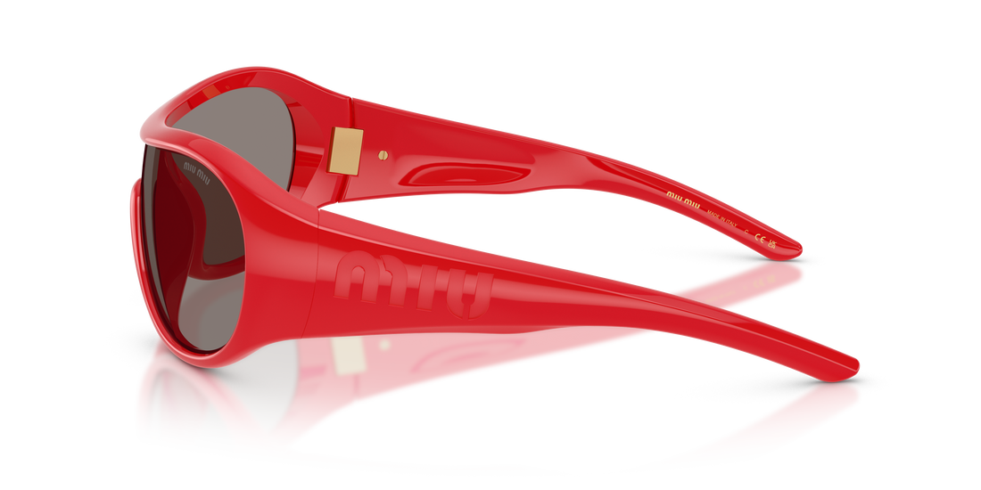 Sonnenbrillen miu miu mu b14su 27n80q rojo irregular femenino größe 33mm - Detailansicht