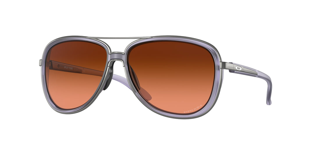 Occhiali da sole oakley oo4129 split time 412926 morado round femenino taglia 58mm - Vista principale