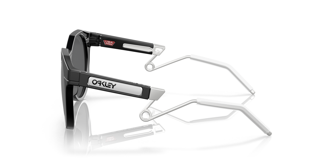 Occhiali da sole oakley oo9279 hstn metal 927901 negro round unisex taglia 52mm - Vista dettagliata