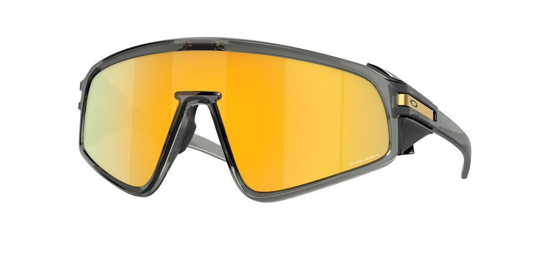 Óculos de sol oakley oo9404 latch panel 940405 gris mask unisex tamanho 35mm - Vista principal