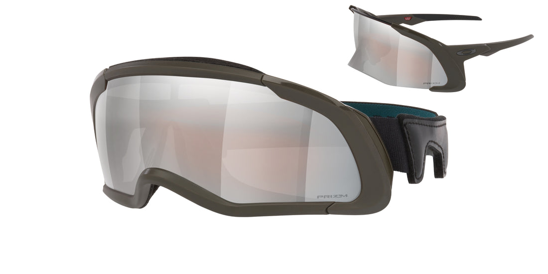 Occhiali da sole oakley oo9405 flex scape 940503 marron shield unisex taglia 46mm - Vista principale