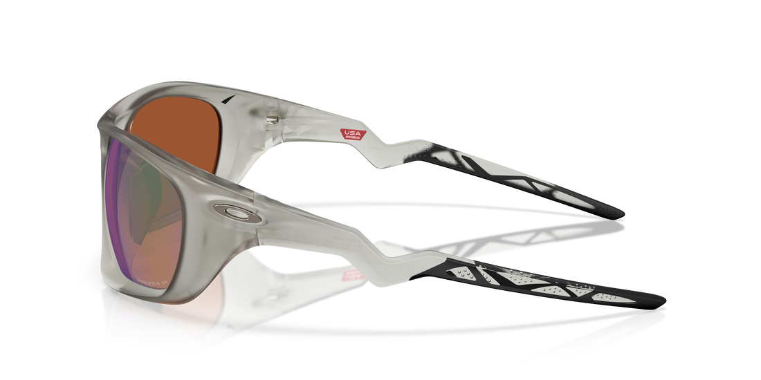 Occhiali da sole oakley oo9431 lateralis 943107 gris rectangular masculino taglia 60mm - Vista dettagliata