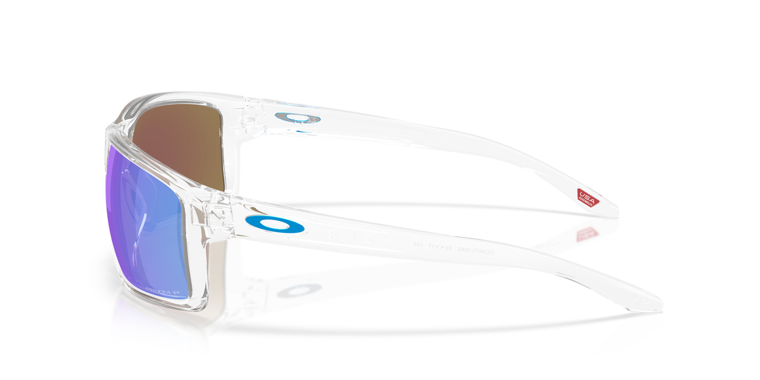 Óculos de sol oakley oo9470 gibston xl 947005 transparente rectangular masculino tamanho 62mm - Vista de detalhe