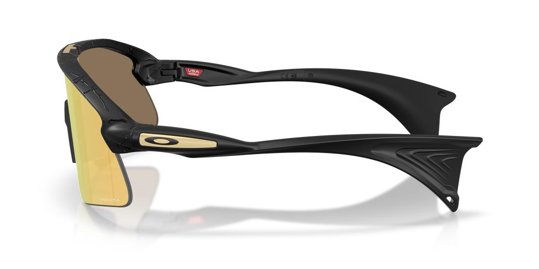 Óculos de sol oakley oo9517 stunt devil 951716 negro rectangular unisex tamanho 39mm - Vista de detalhe