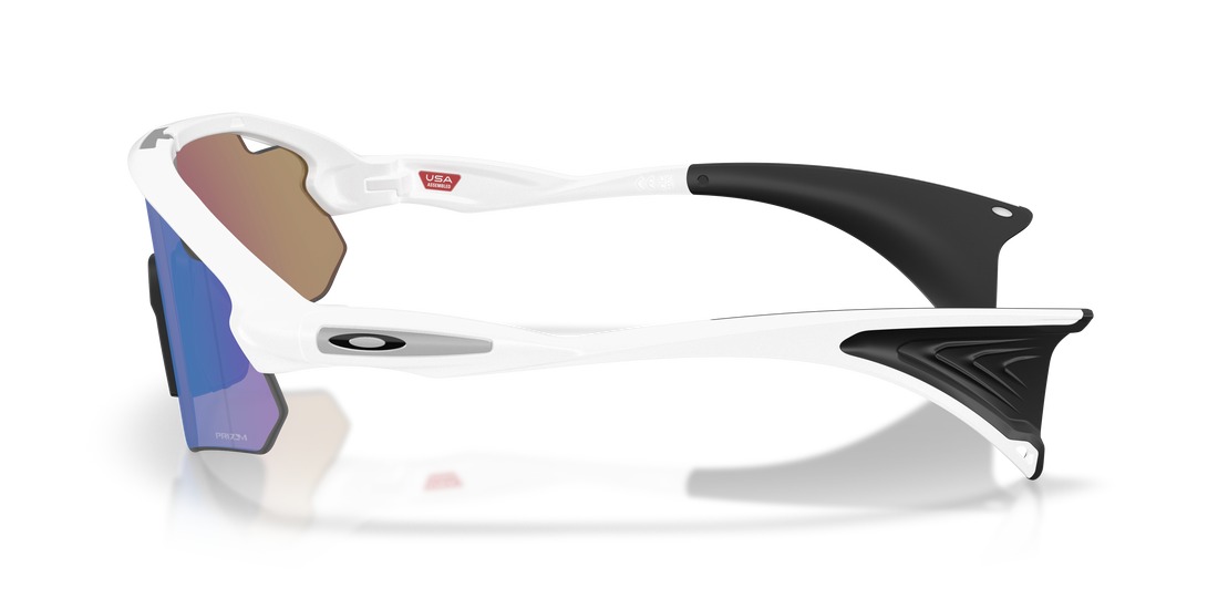 Óculos de sol oakley oo9525 stunt devil a 952502 blanco rectangular unisex tamanho 37mm - Vista de detalhe