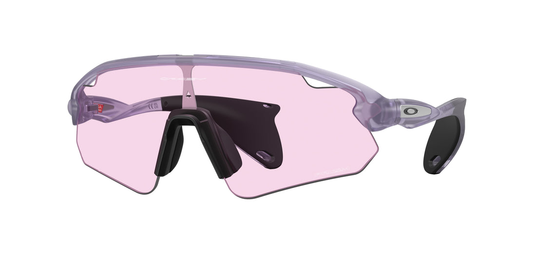 Óculos de sol oakley oo9525 stunt devil a 952507 violeta rectangular unisex tamanho 37mm - Vista principal