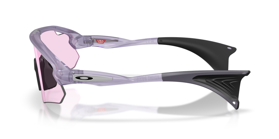 Óculos de sol oakley oo9525 stunt devil a 952507 violeta rectangular unisex tamanho 37mm - Vista de detalhe