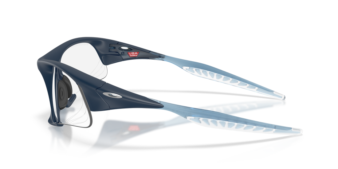 Óculos de sol oakley oo9532 suture jacket 953209 azul irregular unisex tamanho 64mm - Vista de detalhe