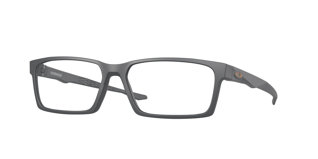 Occhiali da vista oakley ox8060 overhead 806010 gris rectangular masculino taglia 57mm - Vista principale