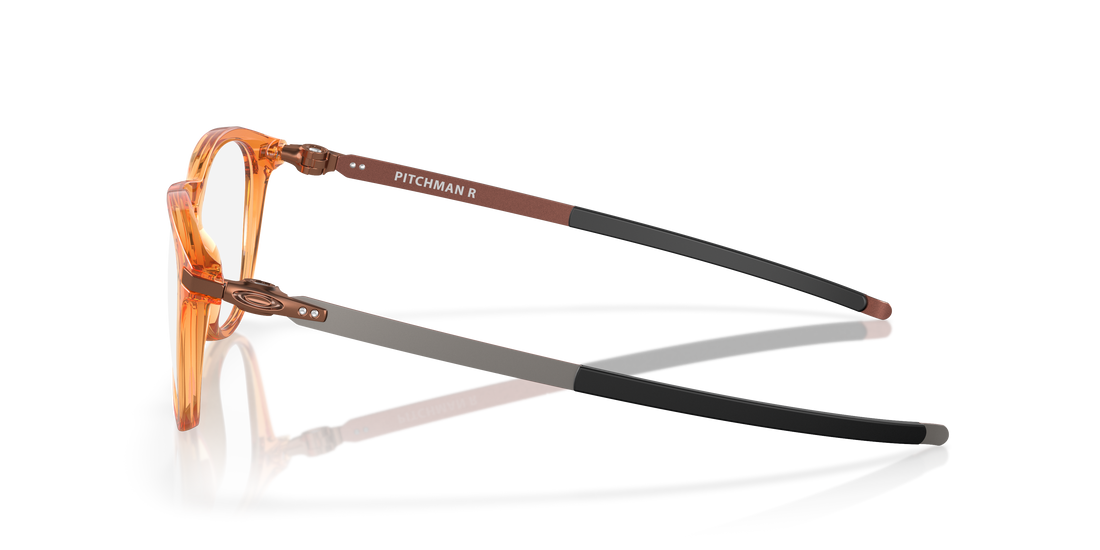 Óculos graduados oakley ox8105 pitchman r 810524 naranja round masculina tamanho 50mm - Vista de detalhe