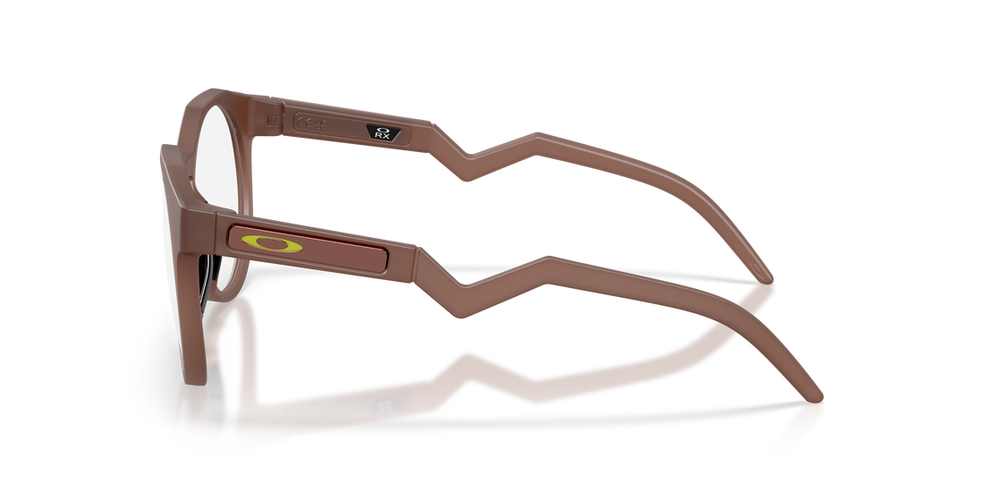 Óculos graduados oakley ox8139 hstn rx 813911 rojo round masculino tamanho 50mm - Vista de detalhe