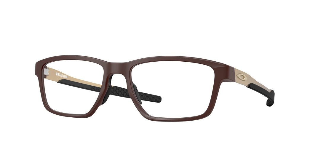 Occhiali da vista oakley ox8153 metalink 815314 rojo rectangular masculina taglia 53mm - Vista principale
