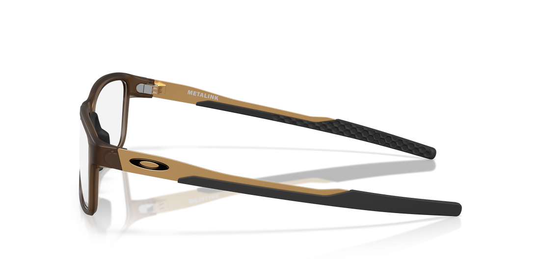 Lunettes de vue oakley ox8153 metalink 815318 gris rectangular masculina taille 55mm - Vue détaillée