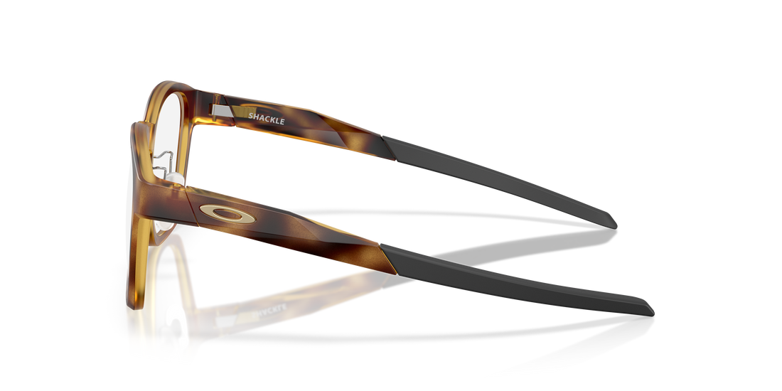 Occhiali da vista oakley ox8197d shackle 819704 marron square unisex taglia 48mm - Vista dettagliata