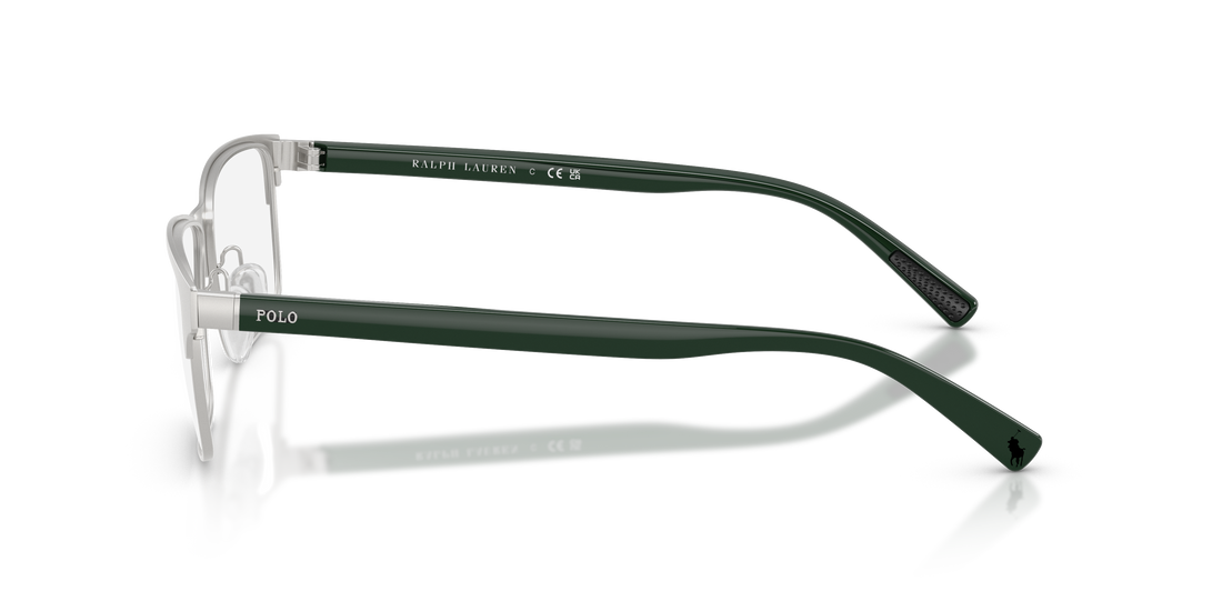 Brillen polo ph1243 9423 plateado rectangular masculino größe 56mm - Detailansicht