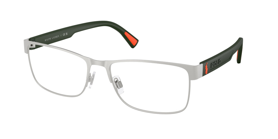 Gafas graduadas polo ph1244 9316 plateado rectangular masculino talla 57mm - Vista principal