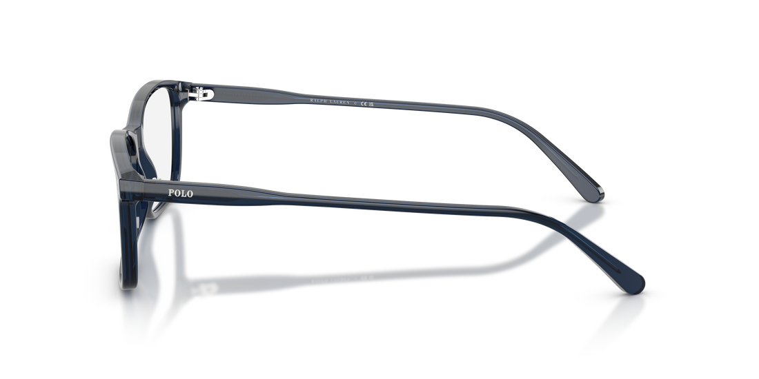 Occhiali da vista polo ph2155 5964 azul rectangular masculino taglia 56mm - Vista dettagliata