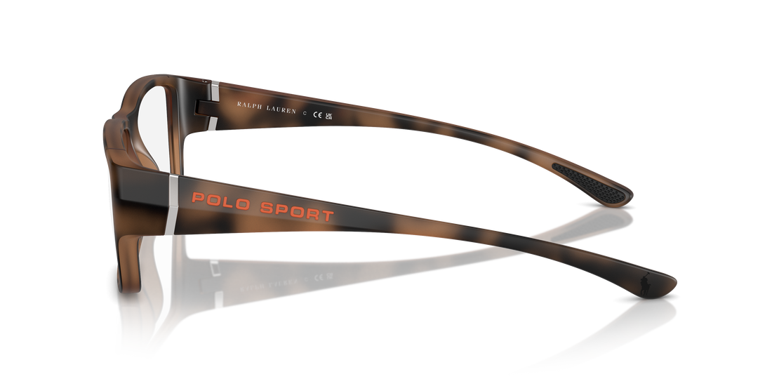 Gafas graduadas polo ph2275u 6070 marron rectangular masculino talla 55mm - Vista de detalle