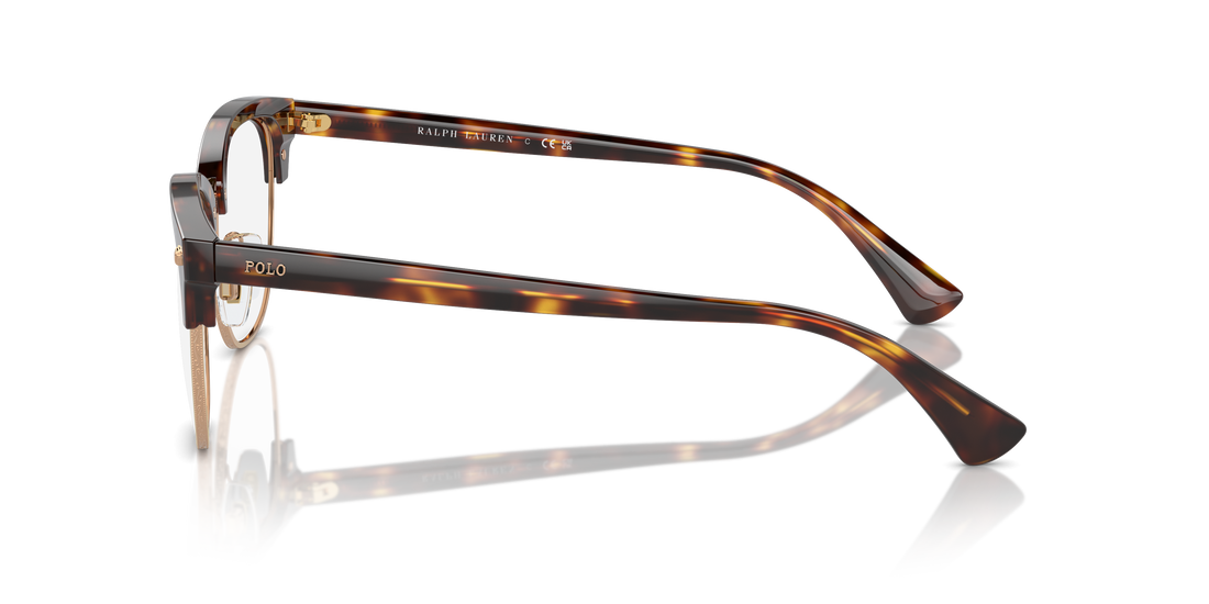 Occhiali da vista polo ph2277 6137 havana square masculino taglia 52mm - Vista dettagliata