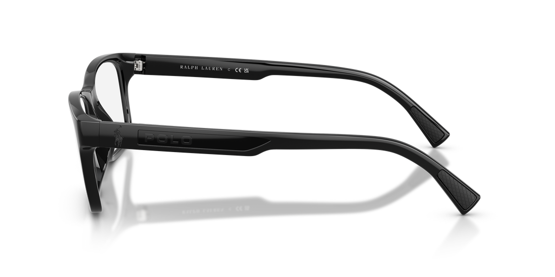 Gafas graduadas polo ph2301u 5001 negro rectangular masculino talla 58mm - Vista de detalle
