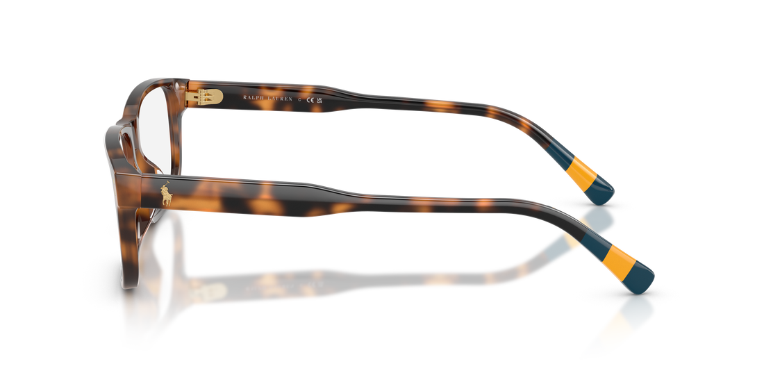 Occhiali da vista polo ph2302u 5003 havana rectangular masculino taglia 55mm - Vista dettagliata