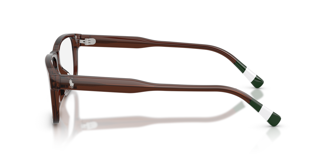 Occhiali da vista polo ph2302u 6315 marron rectangular masculino taglia 57mm - Vista dettagliata