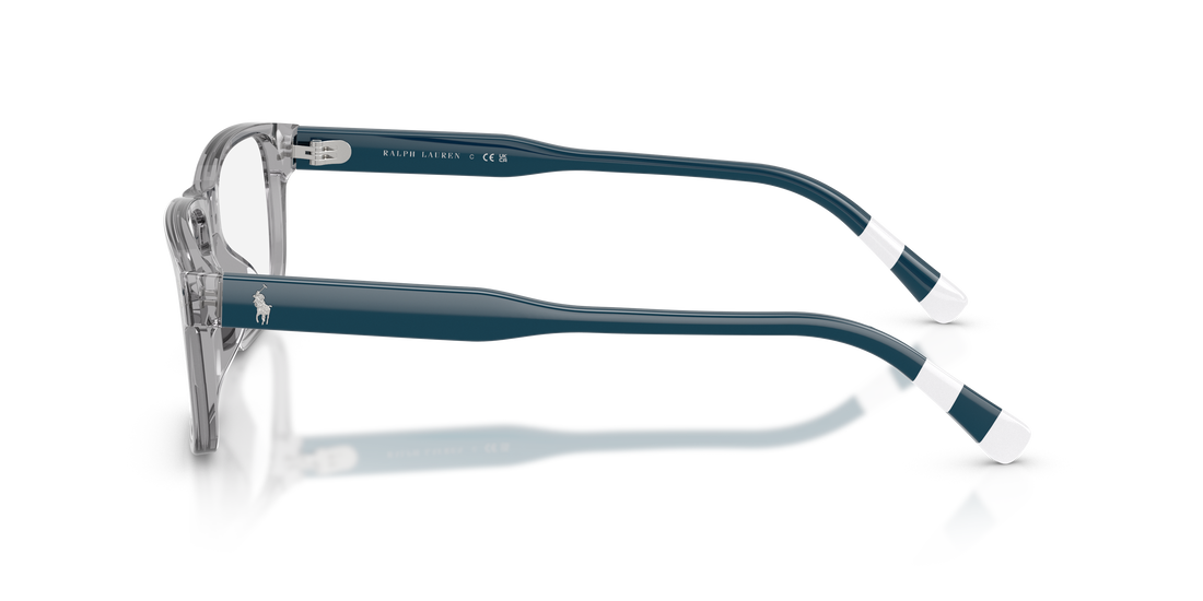 Occhiali da vista polo ph2302u 6317 gris rectangular masculino taglia 55mm - Vista dettagliata