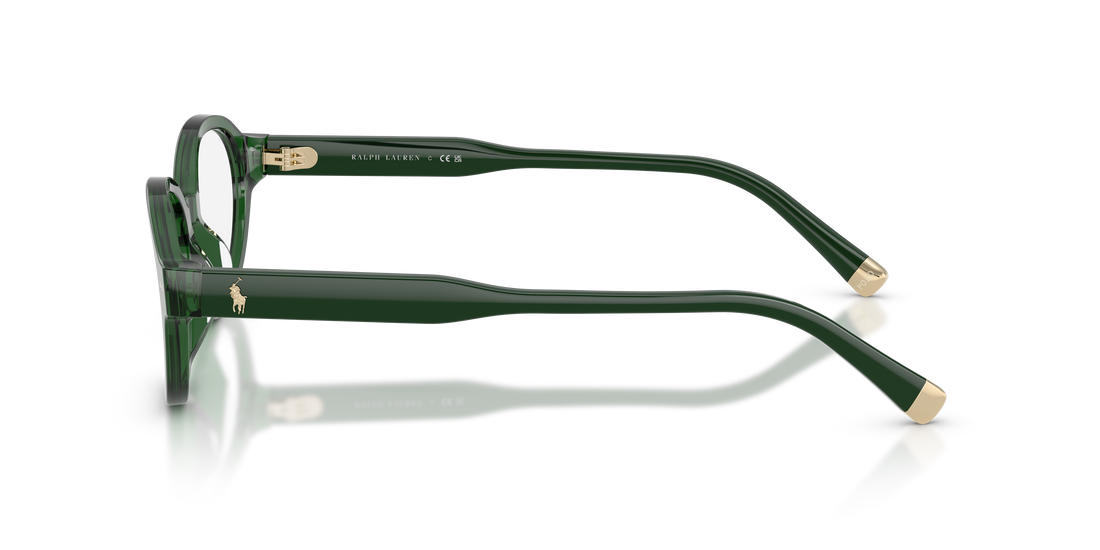 Occhiali da vista polo ph2305u 6361 verde oval masculino taglia 50mm - Vista dettagliata