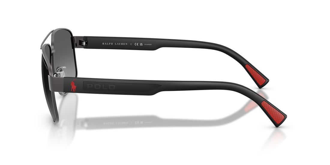 Sunglasses polo ph3165 9215t3 gris pilot masculino size 61mm - Detailed view