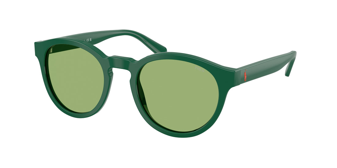 Occhiali da sole polo ph4192 6141/2 verde round masculino taglia 51mm - Vista principale