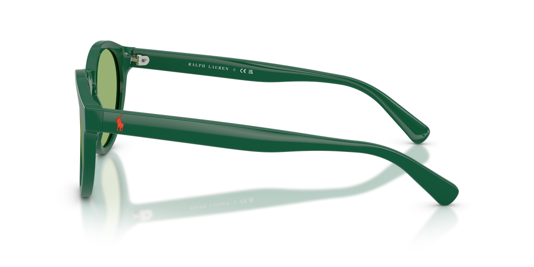 Occhiali da sole polo ph4192 6141/2 verde round masculino taglia 51mm - Vista dettagliata