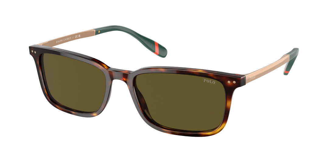 Occhiali da sole polo ph4212 613773 havana rectangular masculino taglia 57mm - Vista principale