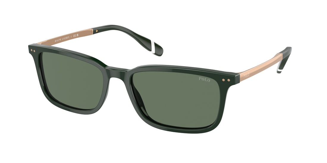 Sonnenbrillen polo ph4212 614071 verde rectangular masculino größe 57mm - Hauptansicht