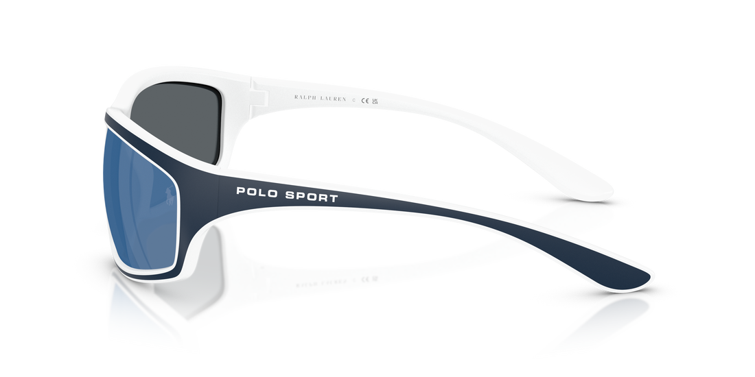 Occhiali da sole polo ph4227u 547155 blanco rectangular masculino taglia 66mm - Vista dettagliata