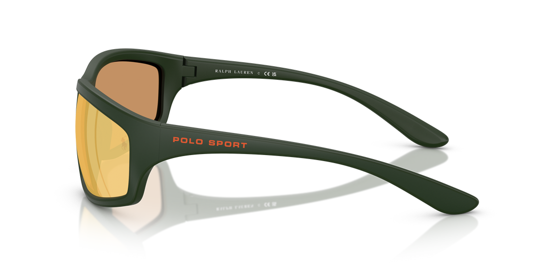 Occhiali da sole polo ph4227u 55967j verde rectangular masculino taglia 66mm - Vista dettagliata