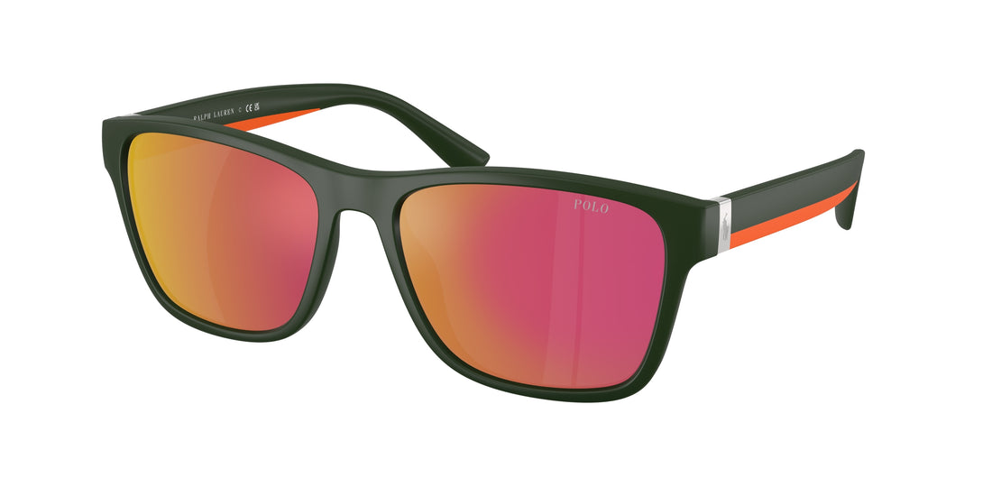 Occhiali da sole polo ph4229u 55966q verde square masculino taglia 56mm - Vista principale
